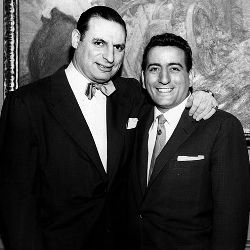 Irv Kupcinet and Tony Bennett ca. 1950s