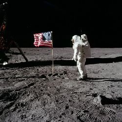 Buzz Aldrin on the Moon 1969