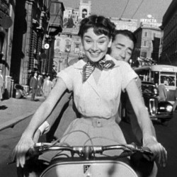Audrey Hepburn and Gregory Peck in Roman_Holiday 1953